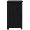 Stella Homewares Bedside Cabinets 2 pcs Black 50x35x61.5 cm Solid Wood Pine