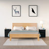 Stella Homewares Bedside Cabinets 2 pcs Black 50x35x61.5 cm Solid Wood Pine