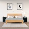 Stella Homewares Bedside Cabinets 2 pcs Black 50x35x61.5 cm Solid Wood Pine