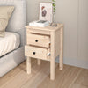 Stella Homewares Bedside Cabinets 2 pcs 40x35x61.5 cm Solid Wood Pine