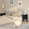 Stella Homewares Bedside Cabinets 2 pcs Black 40x35x61.5 cm Solid Wood Pine
