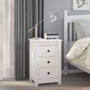Stella Homewares Bedside Cabinets 2 pcs White 40x35x61.5 cm Solid Wood Pine