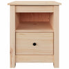 Stella Homewares Bedside Cabinet 40x35x49 cm Solid Wood Pine