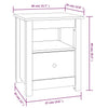 Stella Homewares Bedside Cabinet 40x35x49 cm Solid Wood Pine