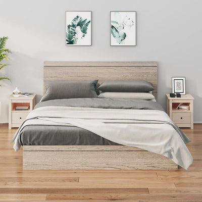 Stella Homewares Bedside Cabinets 2 pcs 40x35x49 cm Solid Wood Pine