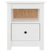 Stella Homewares Bedside Cabinets 2 pcs White 40x35x49 cm Solid Wood Pine