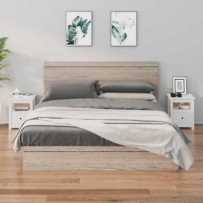 Stella Homewares Bedside Cabinets 2 pcs White 40x35x49 cm Solid Wood Pine