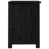 Stella Homewares Bedside Cabinets 2 pcs Black 40x35x49 cm Solid Wood Pine
