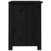 Stella Homewares Bedside Cabinets 2 pcs Black 40x35x49 cm Solid Wood Pine