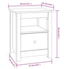 Stella Homewares Bedside Cabinets 2 pcs Black 40x35x49 cm Solid Wood Pine