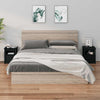 Stella Homewares Bedside Cabinets 2 pcs Black 40x35x49 cm Solid Wood Pine