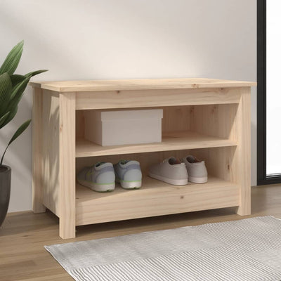 Stella Homewares Shoe Bench 70x38x45.5 cm Solid Wood Pine