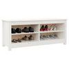 Stella Homewares Shoe Bench White 110x38x45.5 cm Solid Wood Pine