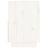 Stella Homewares Bedside Cabinets 2 pcs White 60x34x51 cm Solid Wood Pine