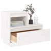 Stella Homewares Bedside Cabinets 2 pcs White 60x34x51 cm Solid Wood Pine