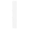 Stella Homewares Shoe Cabinet White 59x17x108 cm Engineered Wood