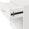 Stella Homewares Bedside Cabinets 2 pcs with Drawer High Gloss White