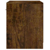 Stella Homewares Bedside Cabinets 2 pcs with Drawer Smoked Oak