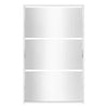 Stella Homewares Shoe Cabinet with Mirror 3-Layer High Gloss White 63x17x102.5 cm
