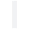 Stella Homewares Shoe Cabinet with Mirror 3-Layer High Gloss White 63x17x102.5 cm