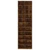 Stella Homewares Shoe Cabinet Smoked Oak 54x34x183 cm Engineered Wood