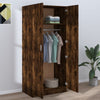 Stella Homewares Wardrobe Smoked Oak 80x52x180 cm Engineered Wood