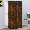 Stella Homewares Wardrobe Smoked Oak 80x52x180 cm Engineered Wood