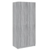 Stella Homewares Wardrobe Grey Sonoma 80x52x180 cm Engineered Wood