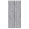 Stella Homewares Wardrobe Grey Sonoma 80x52x180 cm Engineered Wood