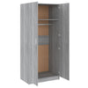 Stella Homewares Wardrobe Grey Sonoma 80x52x180 cm Engineered Wood