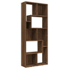 Stella Homewares Book Cabinet Brown Oak 67x24x161 cm Engineered Wood