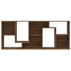 Stella Homewares Book Cabinet Brown Oak 67x24x161 cm Engineered Wood