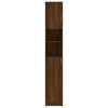 Stella Homewares Bathroom Cabinet Brown Oak 32x25.5x190 cm Engineered Wood