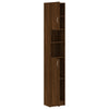 Stella Homewares Bathroom Cabinet Brown Oak 32x25.5x190 cm Engineered Wood