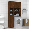 Stella Homewares Bathroom Cabinet Brown Oak 32x25.5x190 cm Engineered Wood