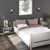 Stella Homewares Wall-mounted Bedside Cabinet Concrete Grey
