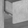 Stella Homewares Wall-mounted Bedside Cabinet Concrete Grey