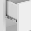 Stella Homewares Wall-mounted Bedside Cabinets 2 pcs High Gloss White