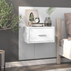 Stella Homewares Wall-mounted Bedside Cabinets 2 pcs White