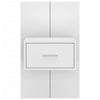 Stella Homewares Wall-mounted Bedside Cabinets 2 pcs White