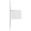 Stella Homewares Wall-mounted Bedside Cabinets 2 pcs White