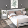 Stella Homewares Wall-mounted Bedside Cabinets 2 pcs White