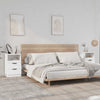 Stella Homewares Bedside Cabinets 2 pcs White Engineered Wood
