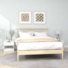 Stella Homewares Bedside Cabinets 2 pcs High Gloss White Engineered Wood