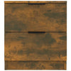 Stella Homewares Bedside Cabinets 2 pcs Smoked Oak Engineered Wood