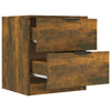 Stella Homewares Bedside Cabinets 2 pcs Smoked Oak Engineered Wood