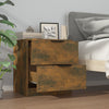 Stella Homewares Bedside Cabinets 2 pcs Smoked Oak Engineered Wood