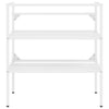 Stella Homewares Bathroom Washbasin Frame with Built-in Basin White Iron