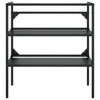 Stella Homewares Bathroom Washbasin Frame with Built-in Basin Black Iron