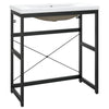 Stella Homewares Bathroom Washbasin Frame with Built-in Basin Black Iron